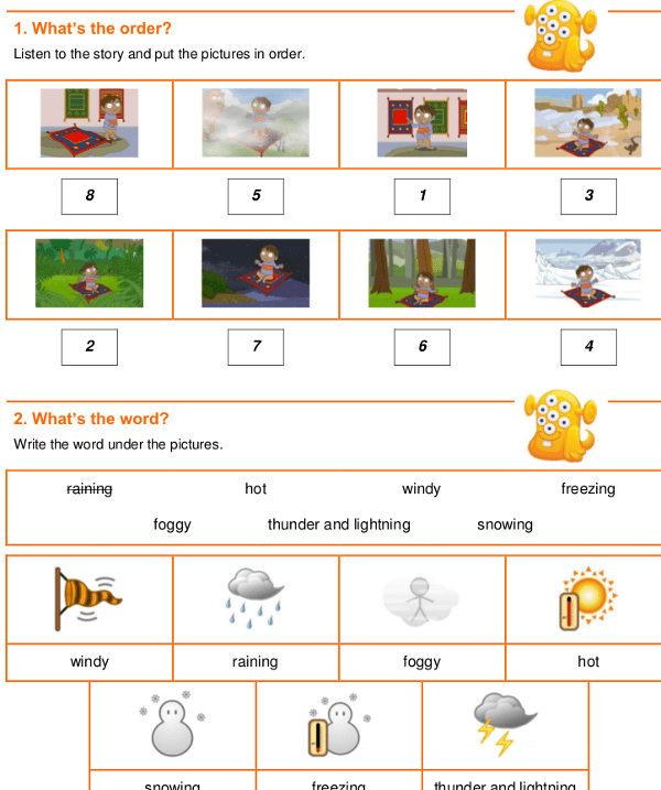 Tiếng Anh trẻ em theo chủ đề có bài tập Tiếng Anh trẻ em theo chủ đề