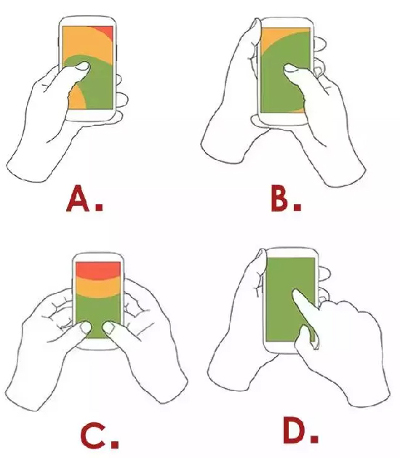 cách cầm điện thoại nói gì về quan điểm tình yêu