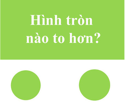 Tìm hình có kích thước to hơn 