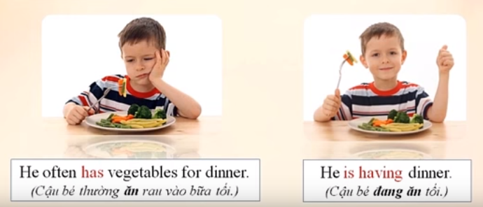 Bài tập kết hợp thì hiện tại đơn và hiện tại tiếp diễn Phân biệt thì Hiện tại tiếp diễn và Hiện tại đơn trong tiếng Anh