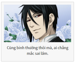 Nhân vật nào trong Hắc Quản Gia tượng trưng cho con người bạn?