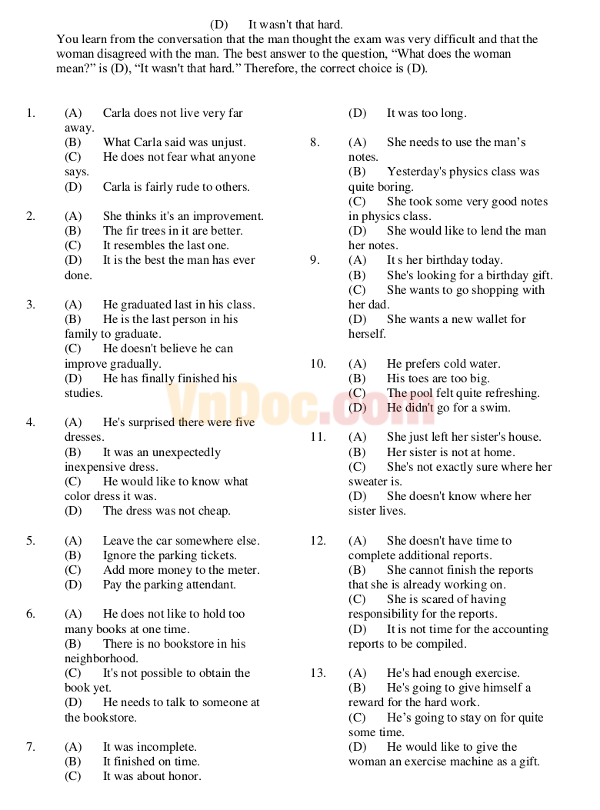Thi b1 châu âu Đề thi Tiếng Anh bằng B1 Châu Âu