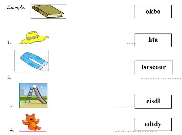 Bài ôn tập tiếng Anh lớp 3 lên lớp 4 có đáp án Bài ôn tập tiếng Anh lớp 3 lên lớp 4