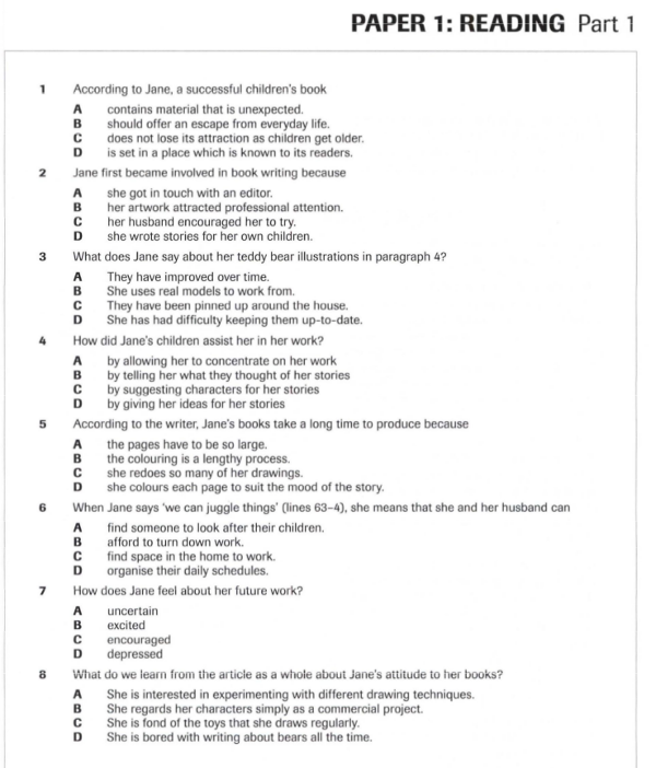 Đề thi mẫu Tiếng Anh bằng B2 Châu Âu