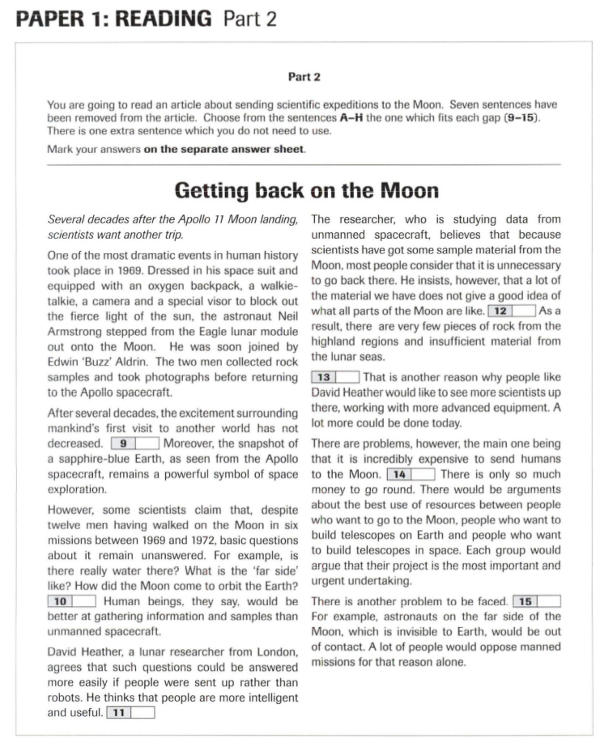 Dạng đề thi tiếng Anh cấp độ B1, B2