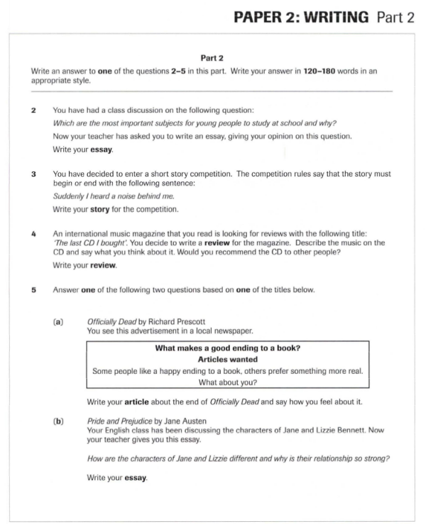 Đề thi B2-Khung Châu Âu có đáp án