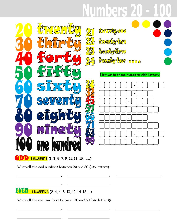 Bài tập tiếng Anh cho trẻ em