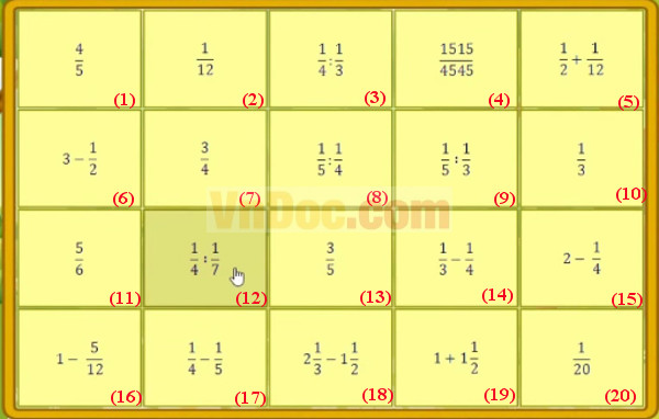 Đề thi violympic toán lớp 5 vòng 2 Đề thi violympic toán lớp 5 vòng 2