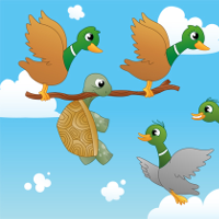 Bé học Tiếng Anh qua truyện: The tortoise and the ducks