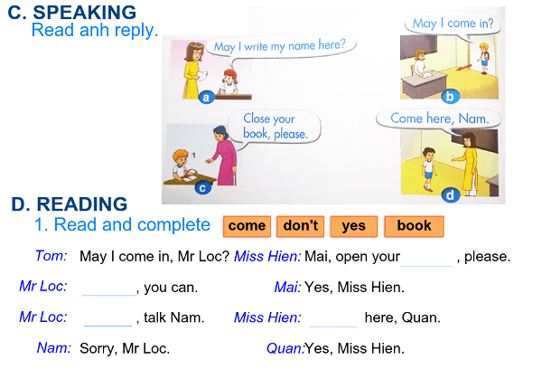 Bài tập tiếng Anh cho trẻ em