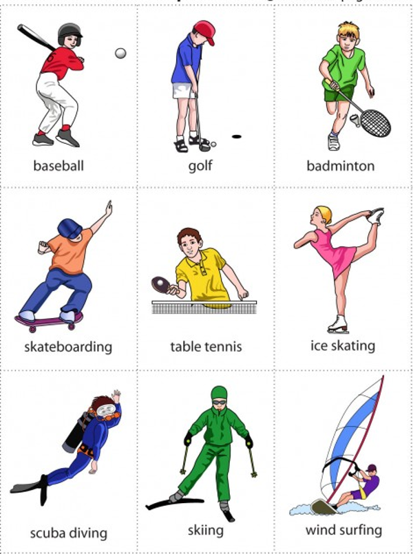 Từ vựng tiếng Anh chỉ các môn thể thao và trò chơi Học tiếng Anh hiệu quả với flashcard