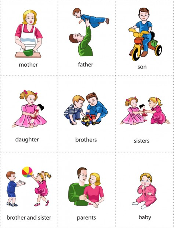 Flashcards for Kids: Family