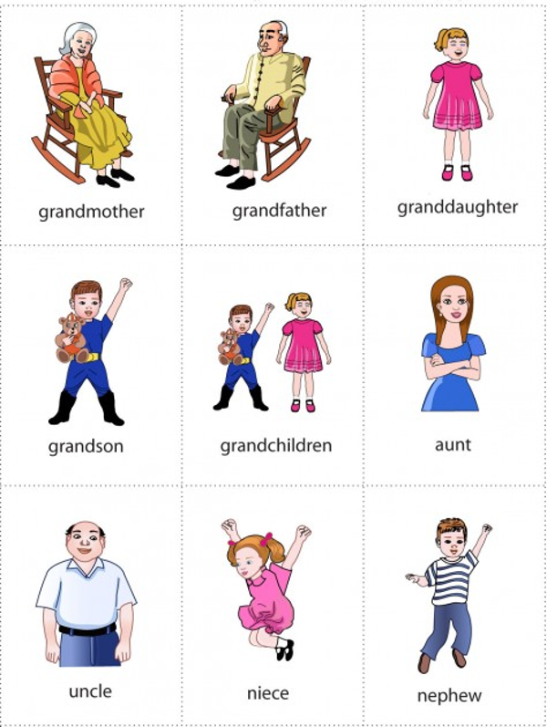 Từ vựng Tiếng Anh về gia đình
