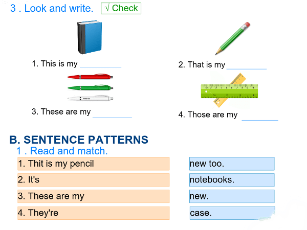 Bài tập Tiếng Anh lớp 3 tổng hợp