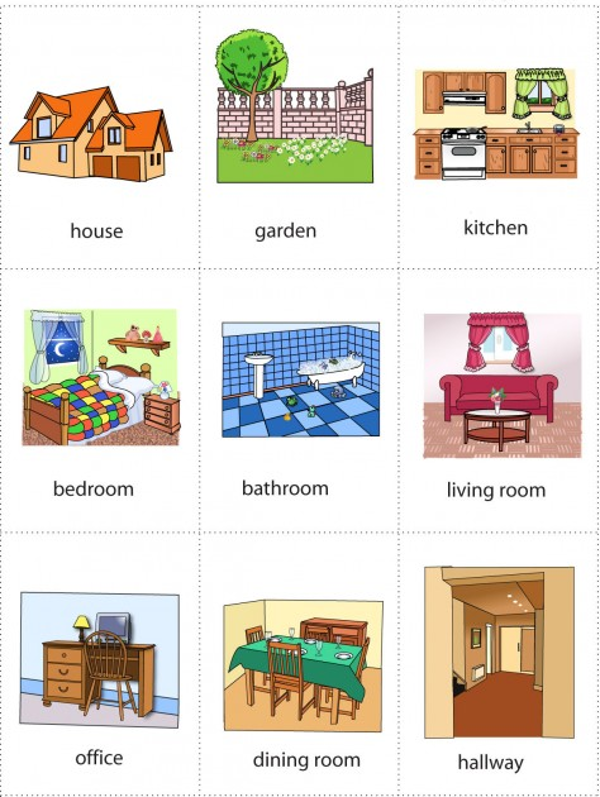 Học tiếng Anh qua ảnh: Chủ đề nhà cửa