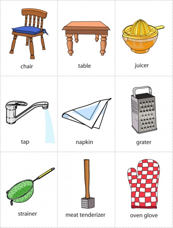 Học từ vựng tiếng Anh về các vật dụng trong nhà