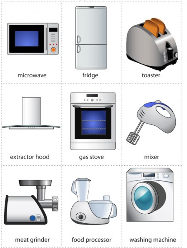 Từ vựng tiếng Anh chỉ đồ đạc và các đồ dùng trong nhà