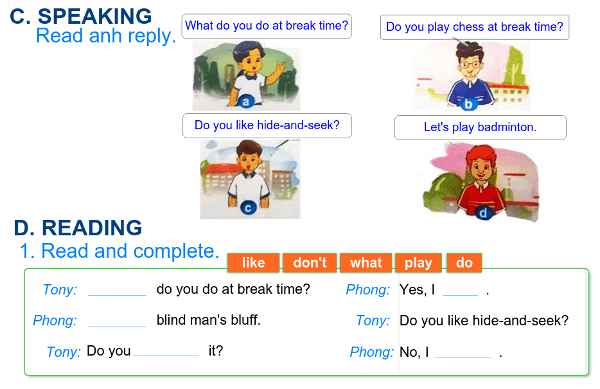 Bài tập tiếng Anh lớp 3 Bài kiểm tra trắc nghiệm Tiếng Anh lớp 3