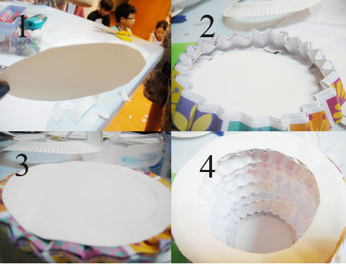 Cách làm lồng đèn xếp đơn giản 