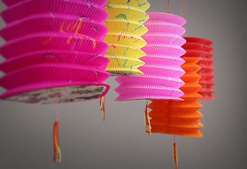 Cách làm lồng đèn xếp đơn giản 