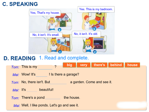 Bài tập học tiếng Anh lớp 3 unit 12 Bài kiểm tra trắc nghiệm Tiếng Anh lớp 3