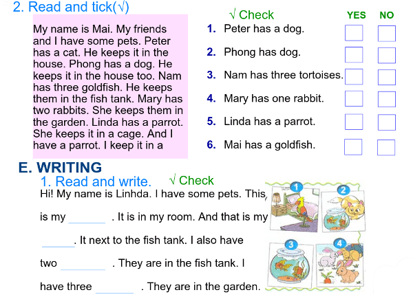 Sách bài tập tiếng anh lớp 3 thí điểm Bài tập Tiếng Anh lớp 3 nâng cao
