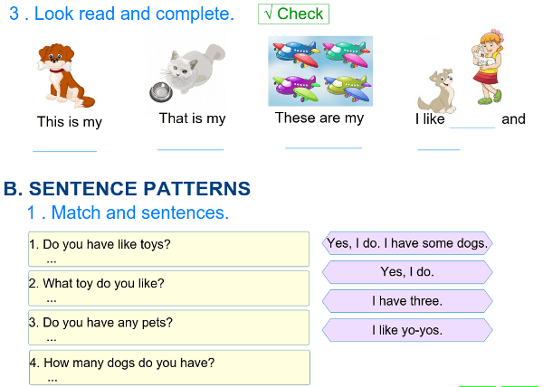 Bài tập Tiếng Anh lớp 3 nâng cao Bài tập Tiếng Anh lớp 3 tổng hợp