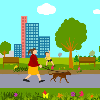 Bài tập tiếng Anh lớp 3 Chương trình mới Unit 19: They are in the park