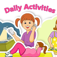 Bài tập luyện đọc Tiếng Anh trình độ cơ bản: Tom's Day