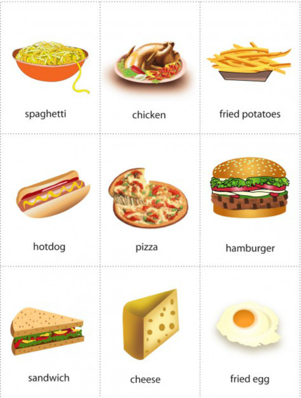 Flashcards for Kids: Food