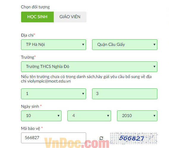 Hướng dẫn luyện thi Violympic cùng VnDoc