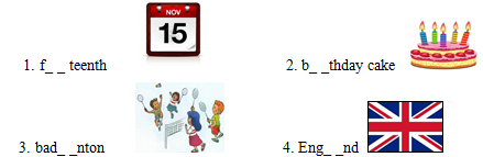 Đề thi giữa học kì 1 môn Tiếng Anh lớp 4