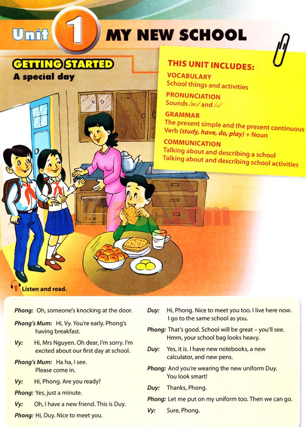 Tiếng anh lớp 6 Tiếng Anh lớp 6 chương trình mới