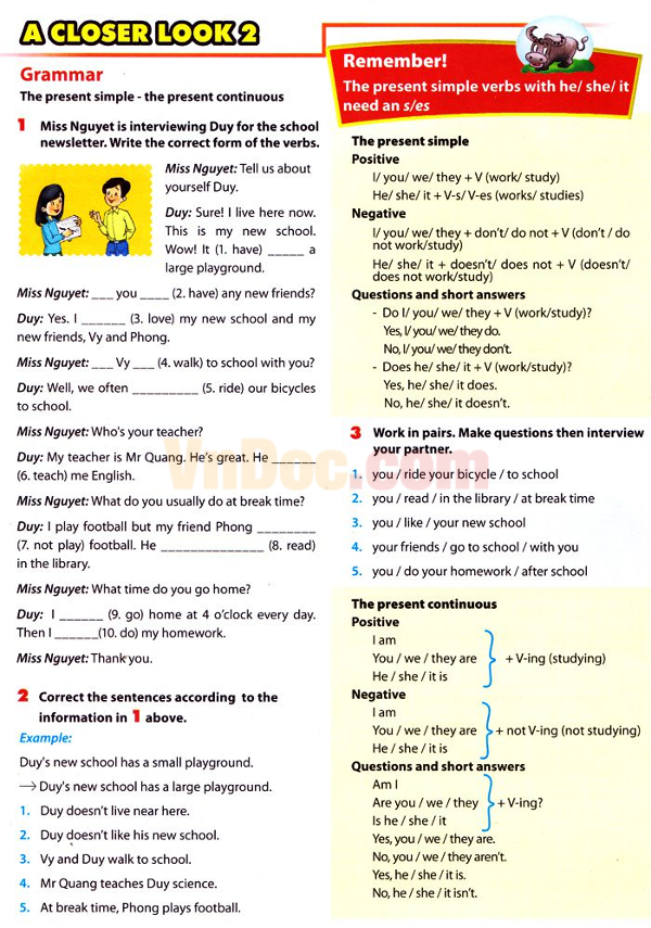 Ngữ pháp tiếng anh lớp 6 chương trình thí điểm Ngữ pháp tiếng anh lớp 6