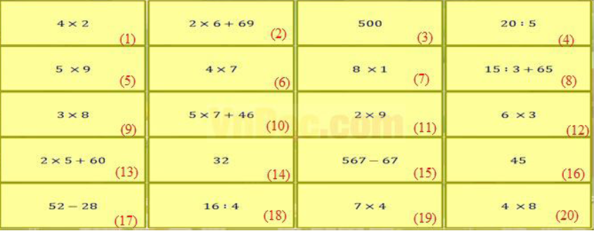 Đề thi violympic Toán lớp 3 vòng 2 năm 2016 - 2017
