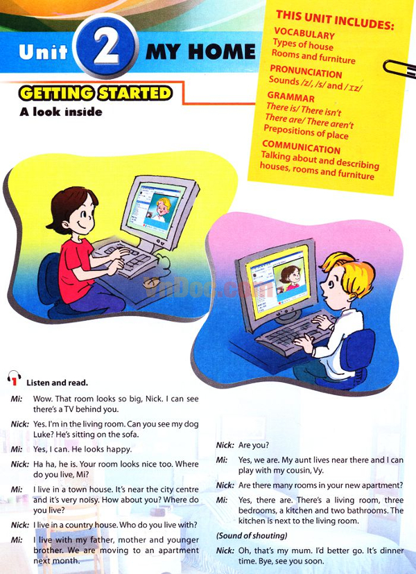 Tiếng Anh lớp 6 chương trình mới