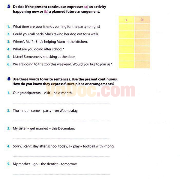 Bài tập trắc nghiệm Tiếng Anh lớp 6 Unit 3 có đáp án Bài tập trắc nghiệm Tiếng Anh lớp 6 Unit 3