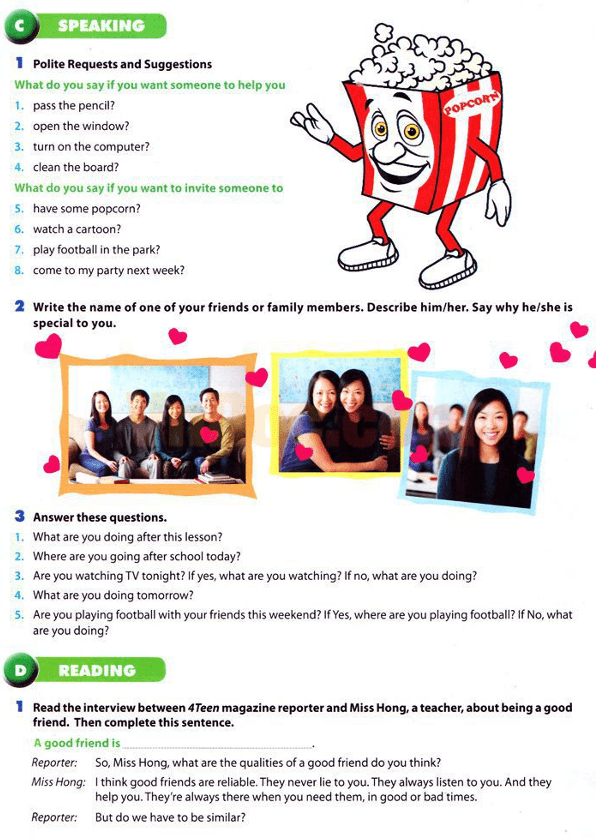 Bài tập tiếng Anh lớp 6 Thí điểm Unit 3 Bài tập trắc nghiệm Tiếng Anh lớp 6 Unit 3 có đáp án