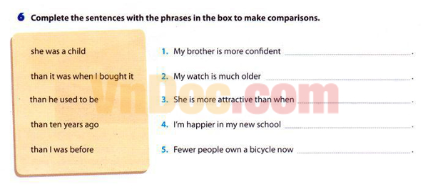 Tổng hợp bài tập Tiếng Anh lớp 6