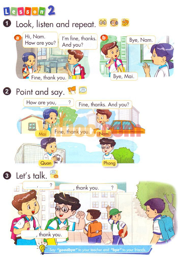 Giáo án Tiếng Anh 3 Chương trình mới