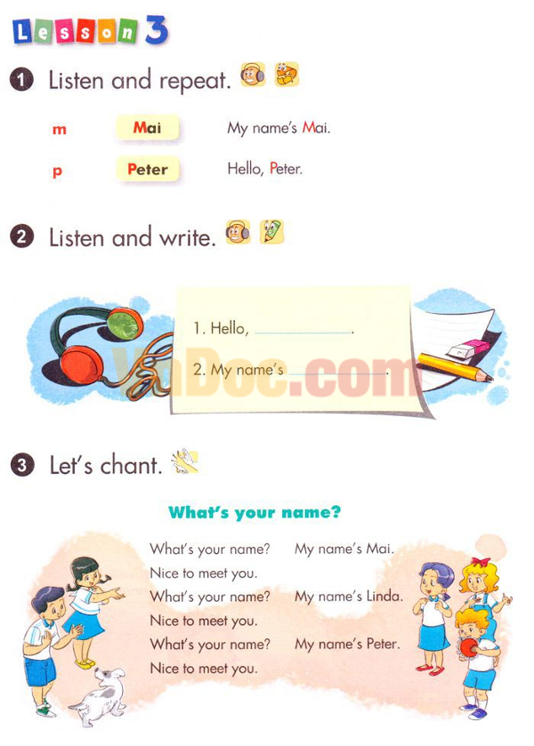 Unit 2: What's your name?