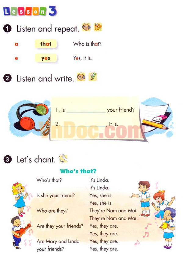 Unit 5: Are they your friends - Họ là bạn của bạn phải không