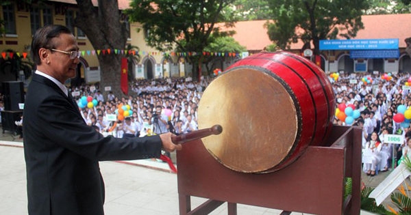 Tả cái trống trường em