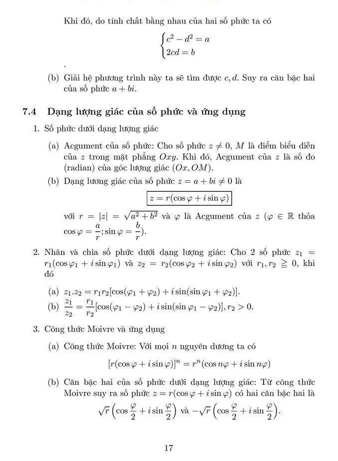Công thức giải nhanh trắc nghiệm Toán THPT Quốc gia