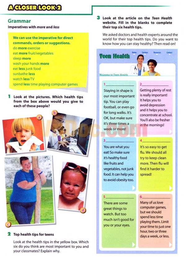 Bài tập Tiếng Anh lớp 7 Unit 2 Giáo án tiếng anh lớp 7 thí điểm