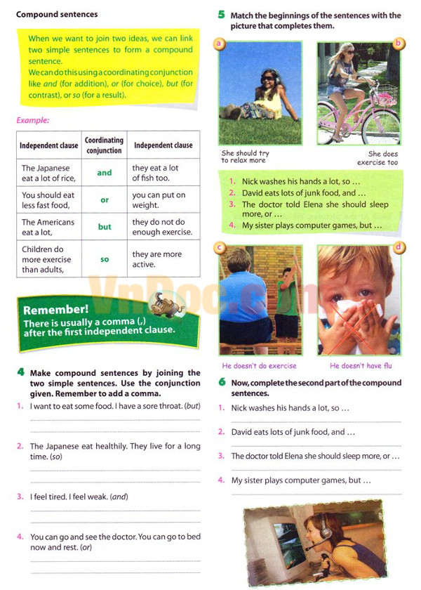 Bài tập Tiếng Anh lớp 7 Unit 2 có đáp án Bài tập Tiếng Anh lớp 7 Unit 2