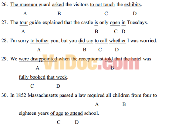 Bài tập trắc nghiệm Tiếng Anh lớp 11 Unit 5 Illiteracy