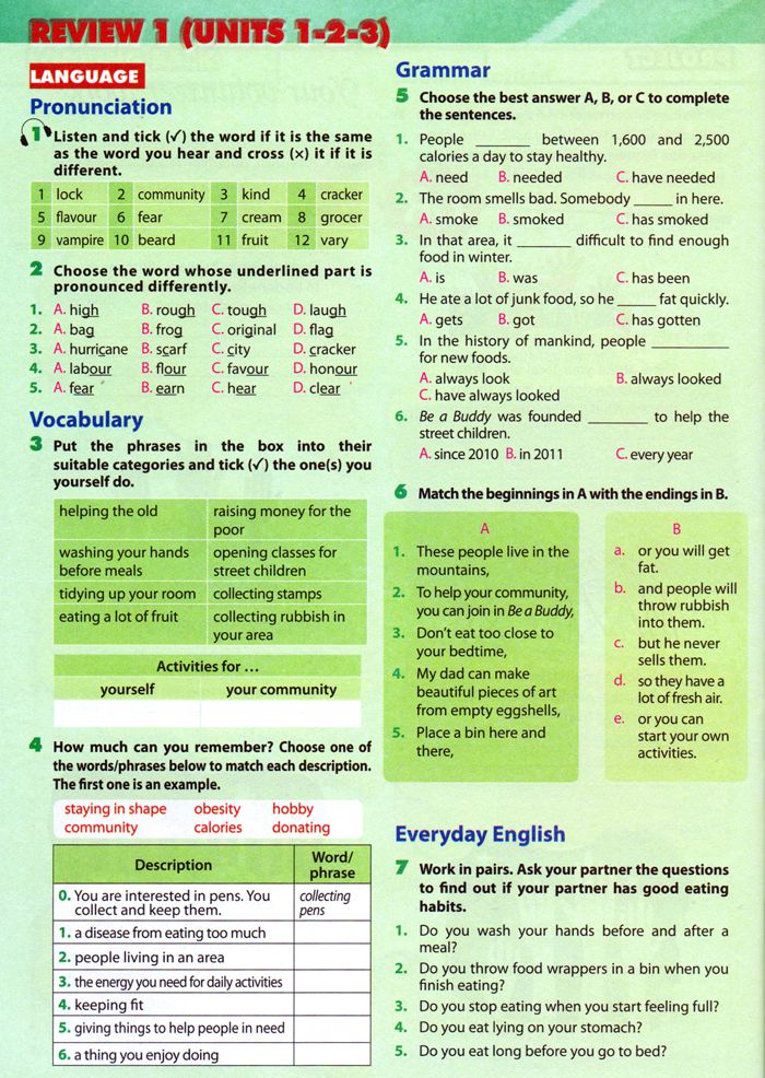 Tiếng Anh lớp 7 chương trình mới