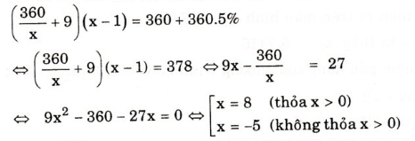 Giải bài tập trang 70, 71, 72 SGK Đại số 10: Ôn tập chương 3