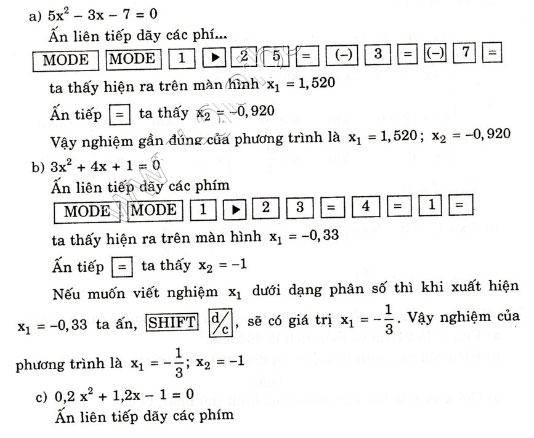Giải bài tập trang 70, 71, 72 SGK Đại số 10: Ôn tập chương 3